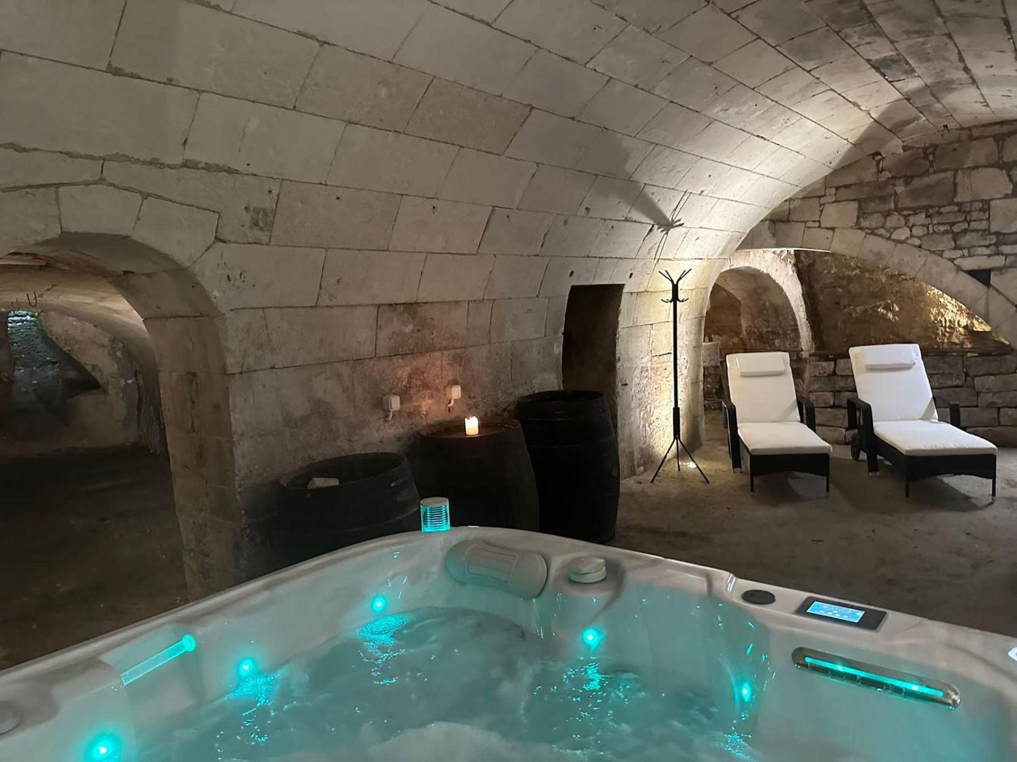 Gite Au Boom Coeur En Options Spa Et Repas Tourtenay エクステリア 写真